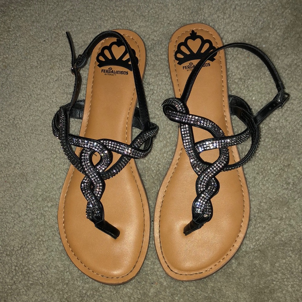 Fergalicious Twist Stone Sandal